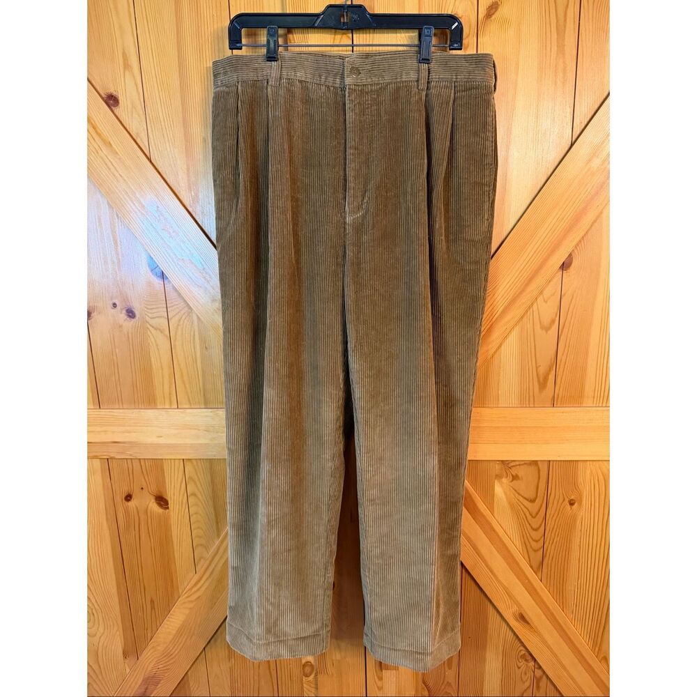 Jos. A. Bank Corduroy Pants Men's Size 35 Camel Tan Brown(7810) Read